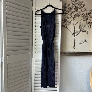 Antonio Melani Navy Pleated Dress Size Medium